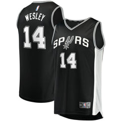 Blake Wesley San Antonio Spurs Fast Break Replica Player Jersey Icon Edition Black - NBA