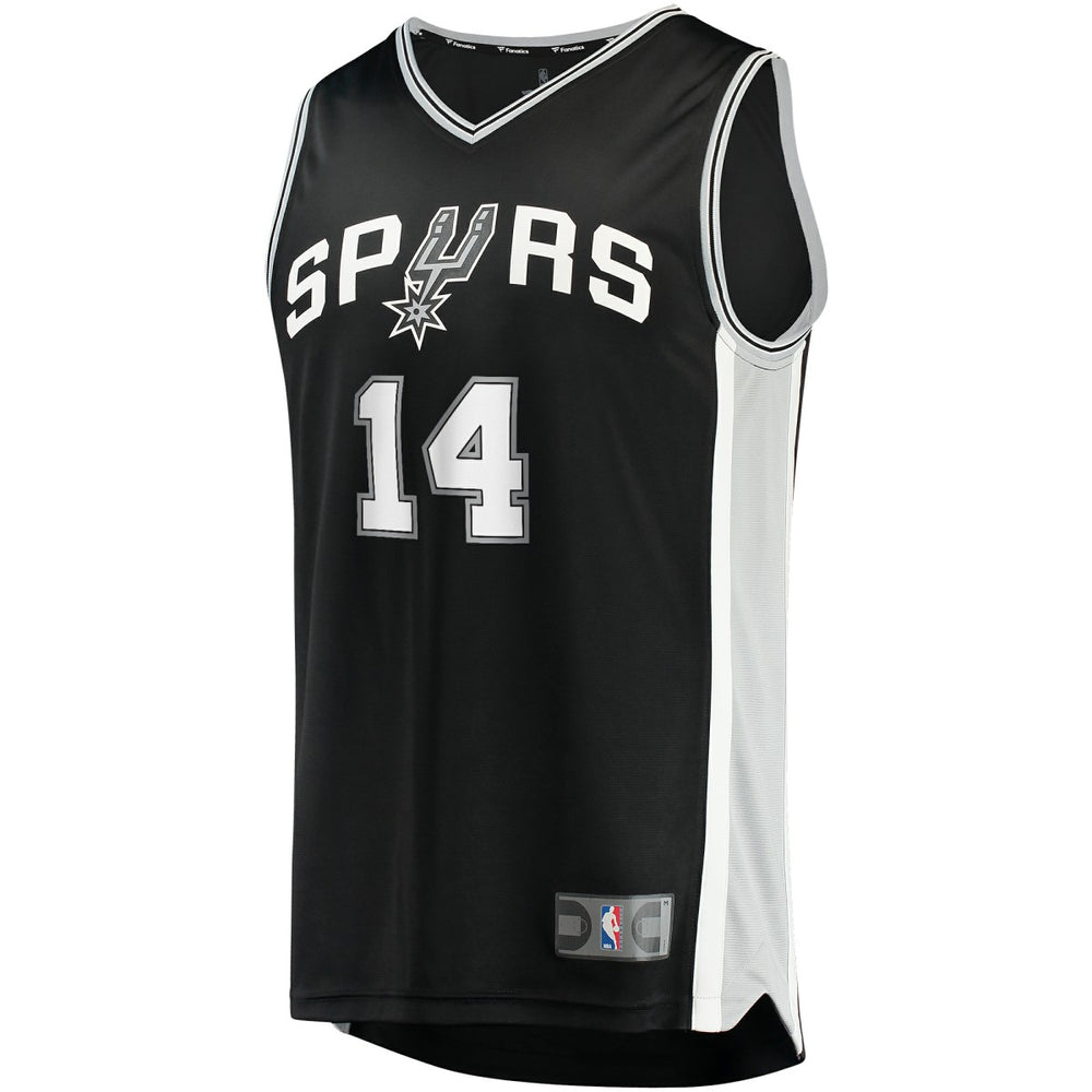 Blake Wesley San Antonio Spurs Fast Break Replica Player Jersey Icon Edition Black - NBA