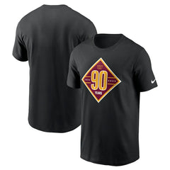 Washington Commanders 90th Anniversary T-Shirt Black | Nike for Sale
