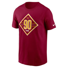 Washington Commanders 90th Anniversary T-Shirt Burgundy | Nike for Sale