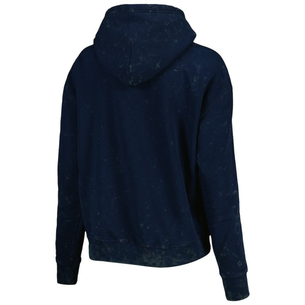 New York Yankees The Wild Collective Women's Marble Pullover Hoodie - MLB