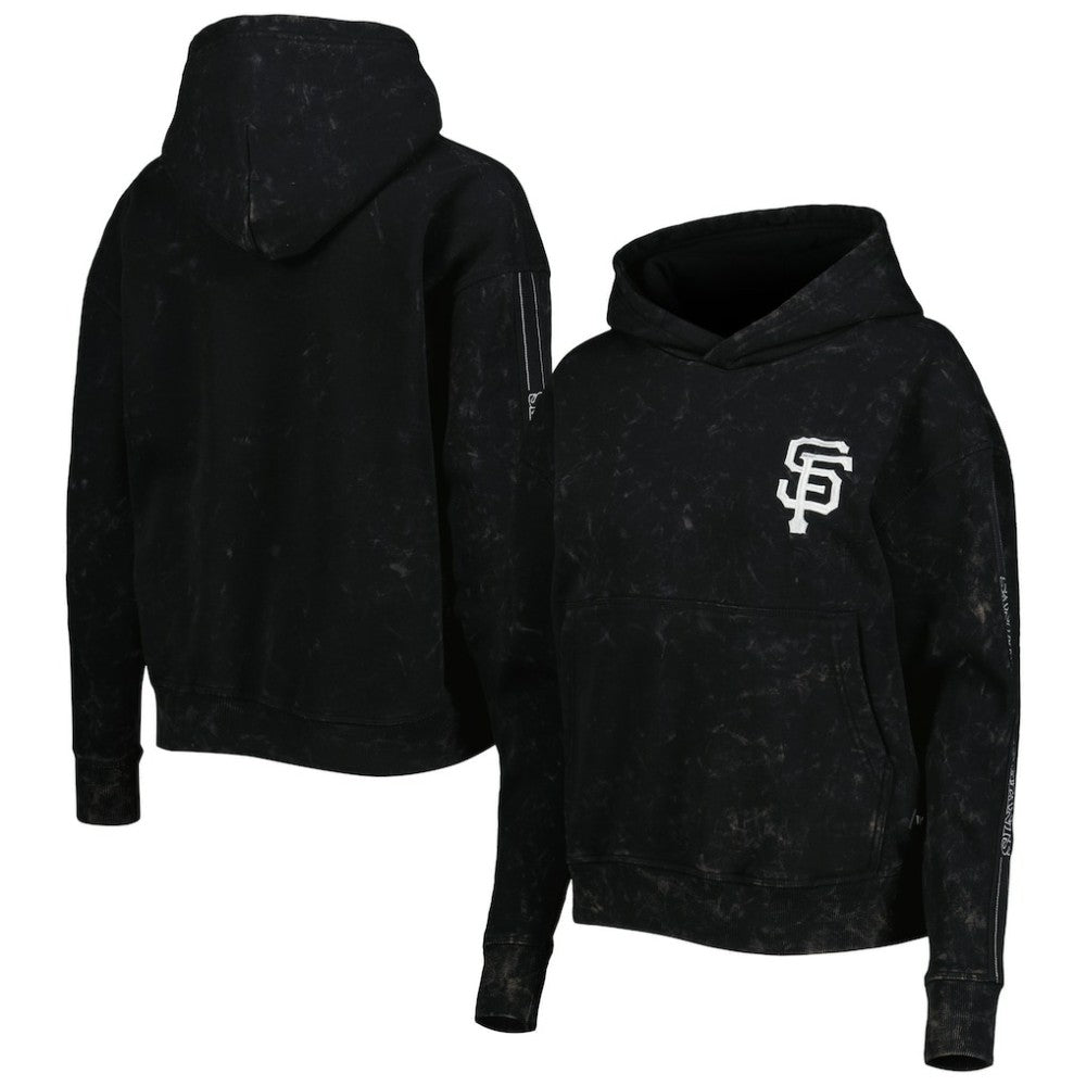 San Francisco Giants The Wild Collective Women's Marble Pullover Hoodie - MLB