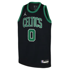 Jayson Tatum Boston Celtics Jordan Brand Youth Swingman Jersey Statement Edition Black - NBA