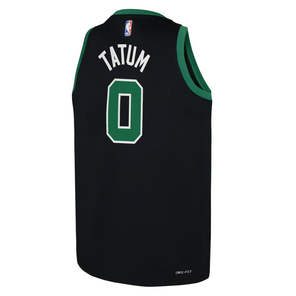 Jayson Tatum Boston Celtics Jordan Brand Youth Swingman Jersey Statement Edition Black - NBA