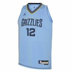 Ja Morant Memphis Grizzlies Jordan Brand Youth Swingman Jersey Statement Edition Light Blue - NBA