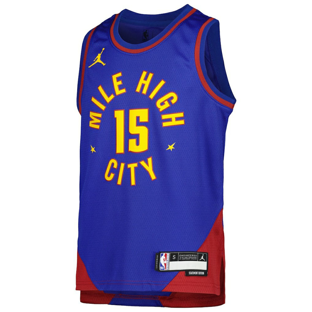 Nikola Jokic Denver Nuggets Jordan Brand Youth Swingman Jersey Statement Editi- Blue - NBA