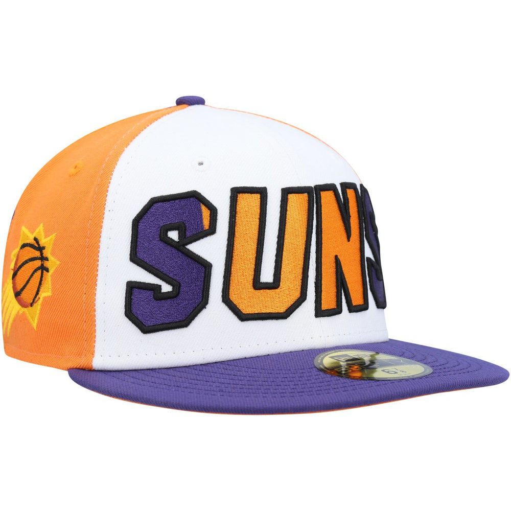 Phoenix Suns Back Half 9FIFTY Fitted Hat White/Purple - NBA