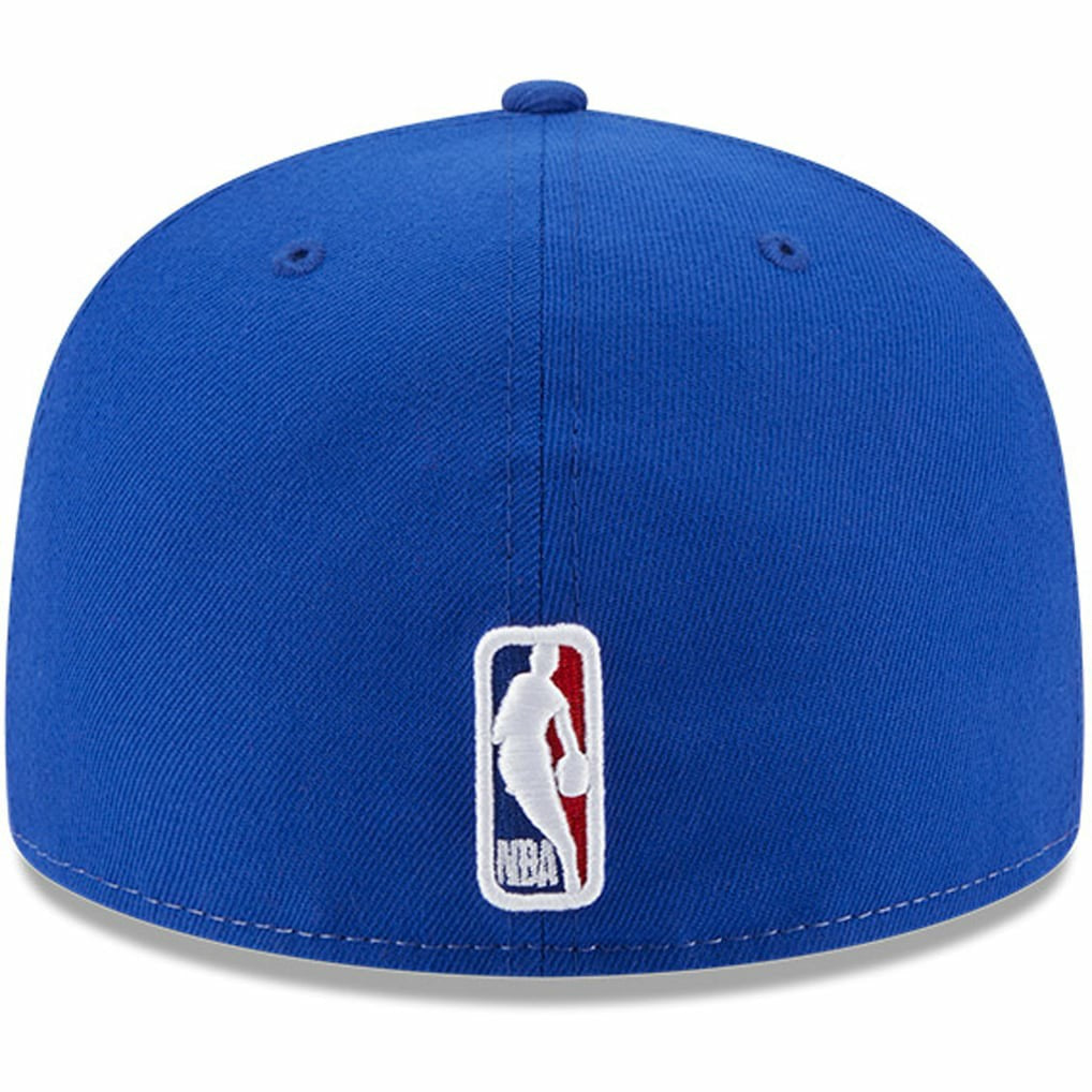 Philadelphia 76ers Back Half 9FIFTY Fitted Hat White/Royal - NBA