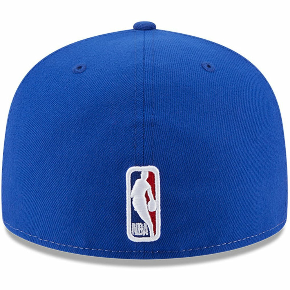 Philadelphia 76ers Back Half 9FIFTY Fitted Hat White/Royal - NBA
