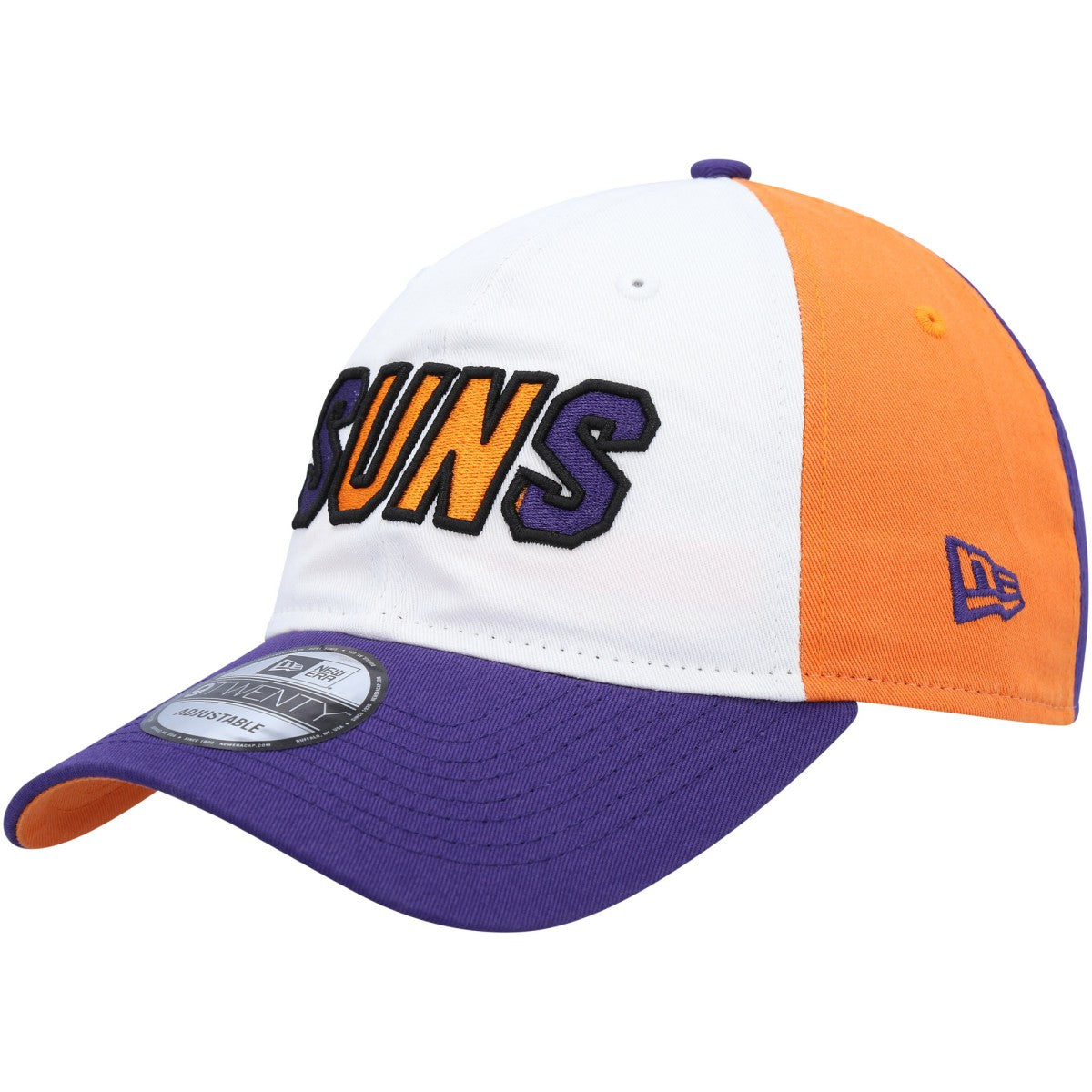 Phoenix Suns Back Half 9TWENTY Adjustable Hat White/Purple - NBA