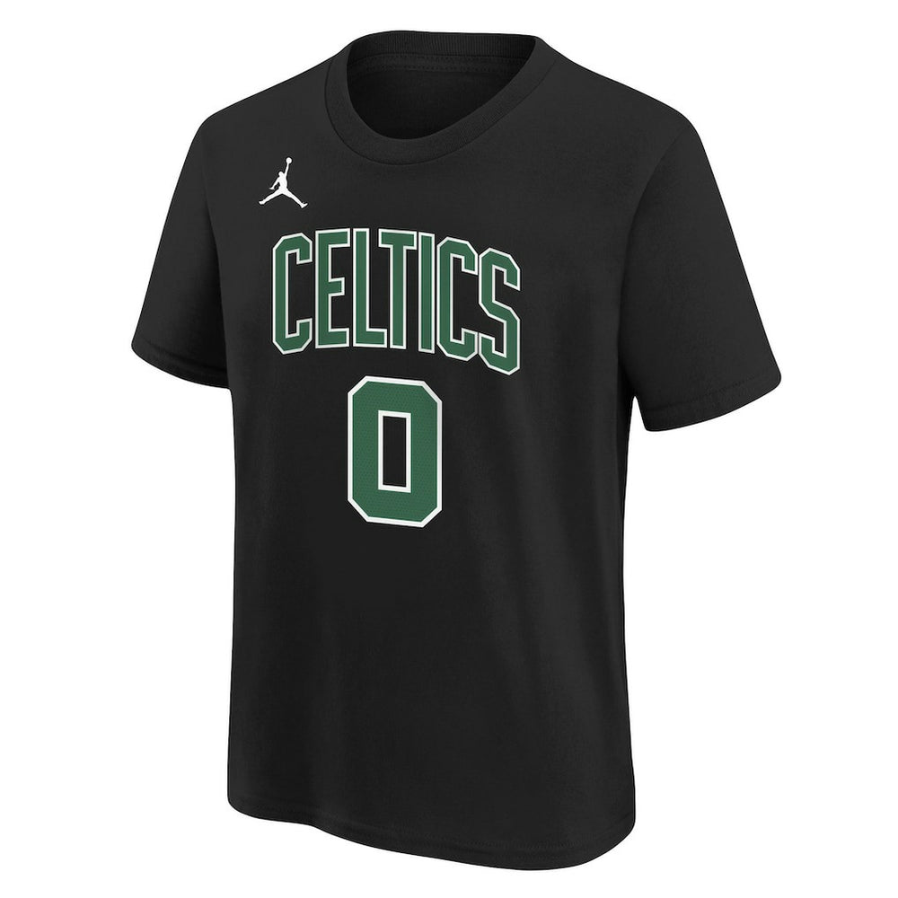 Jayson Tatum Boston Celtics Jordan Brand Youth Statement Edition Name & Number Player T-Shirt Black - NBA