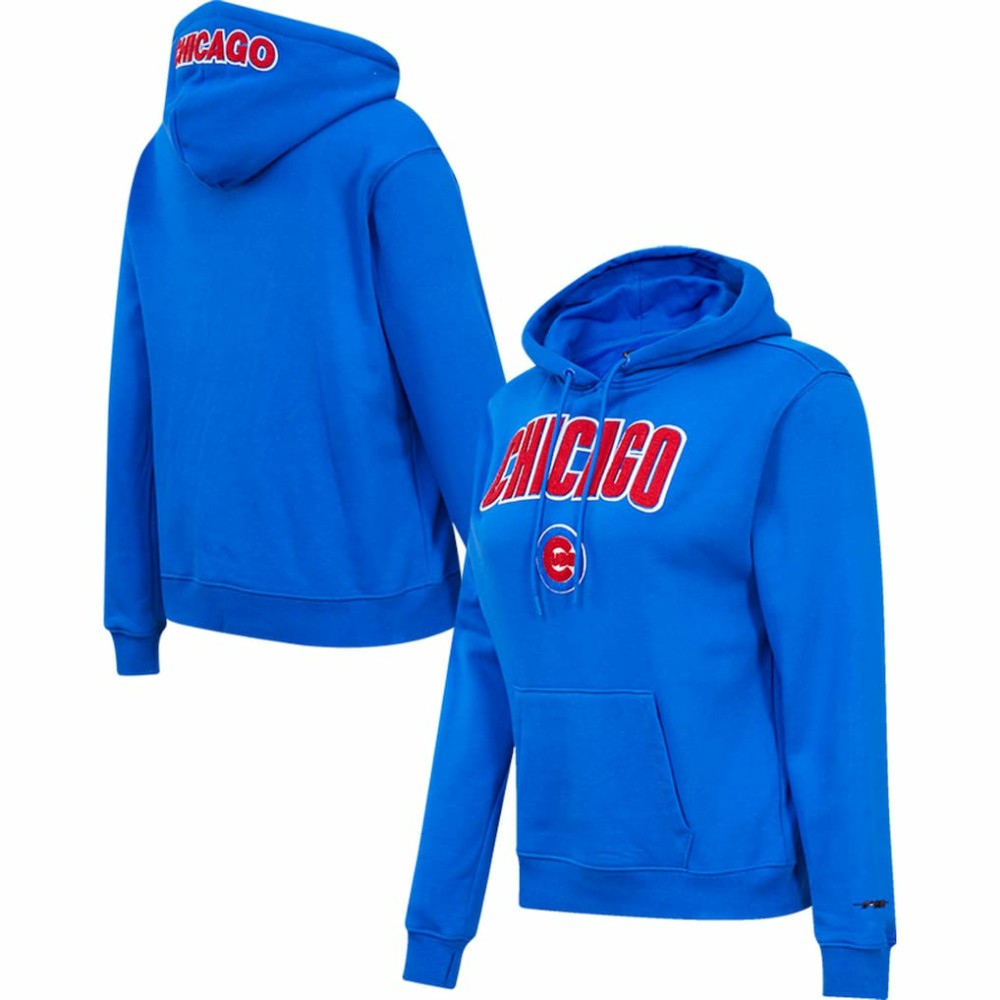 Chicago Cubs Pro Standard Women's Classic Fleece Pullover Hoodie - MLB
