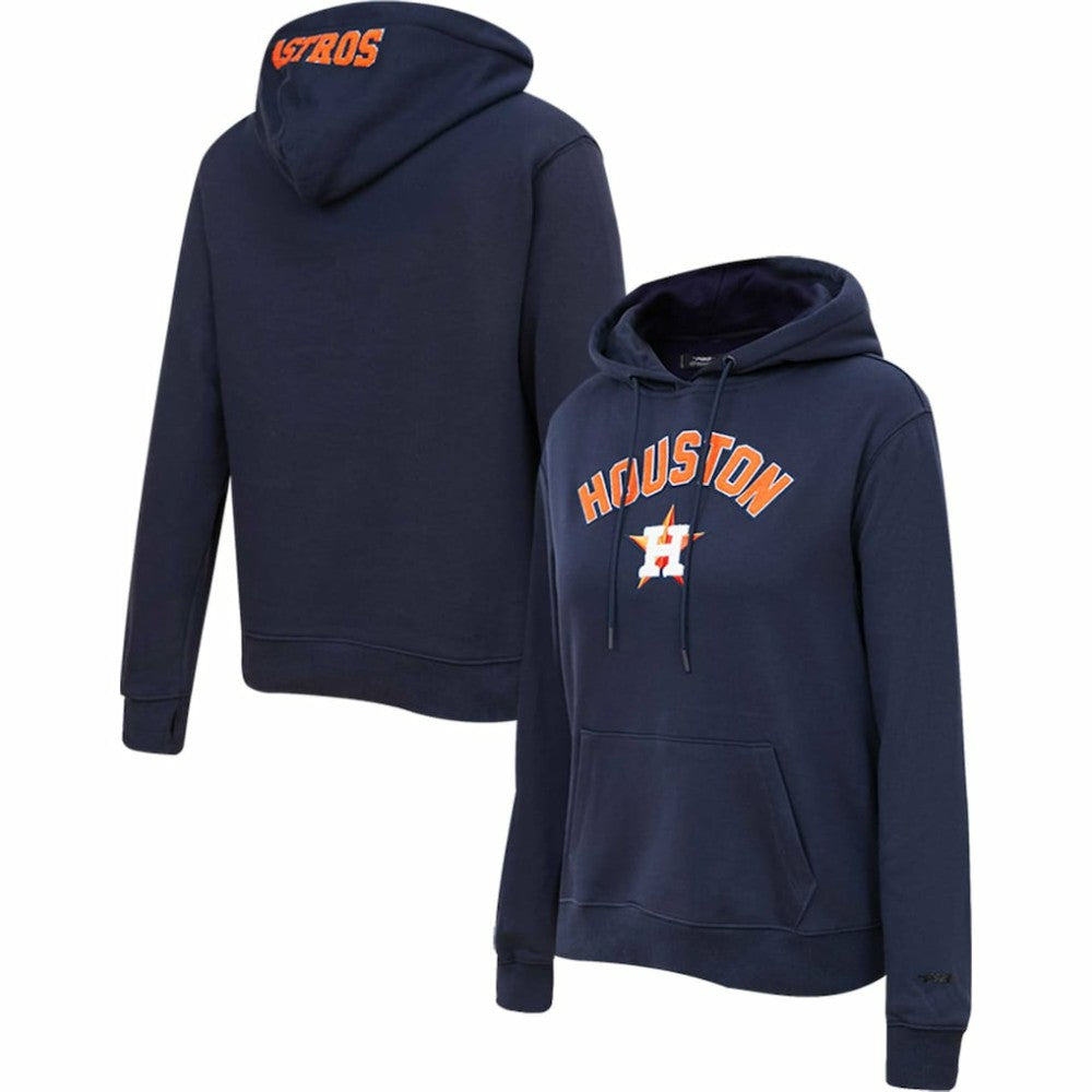 Houston Astros Pro Standard Women's Classic Fleece Pullover Hoodie - MLB