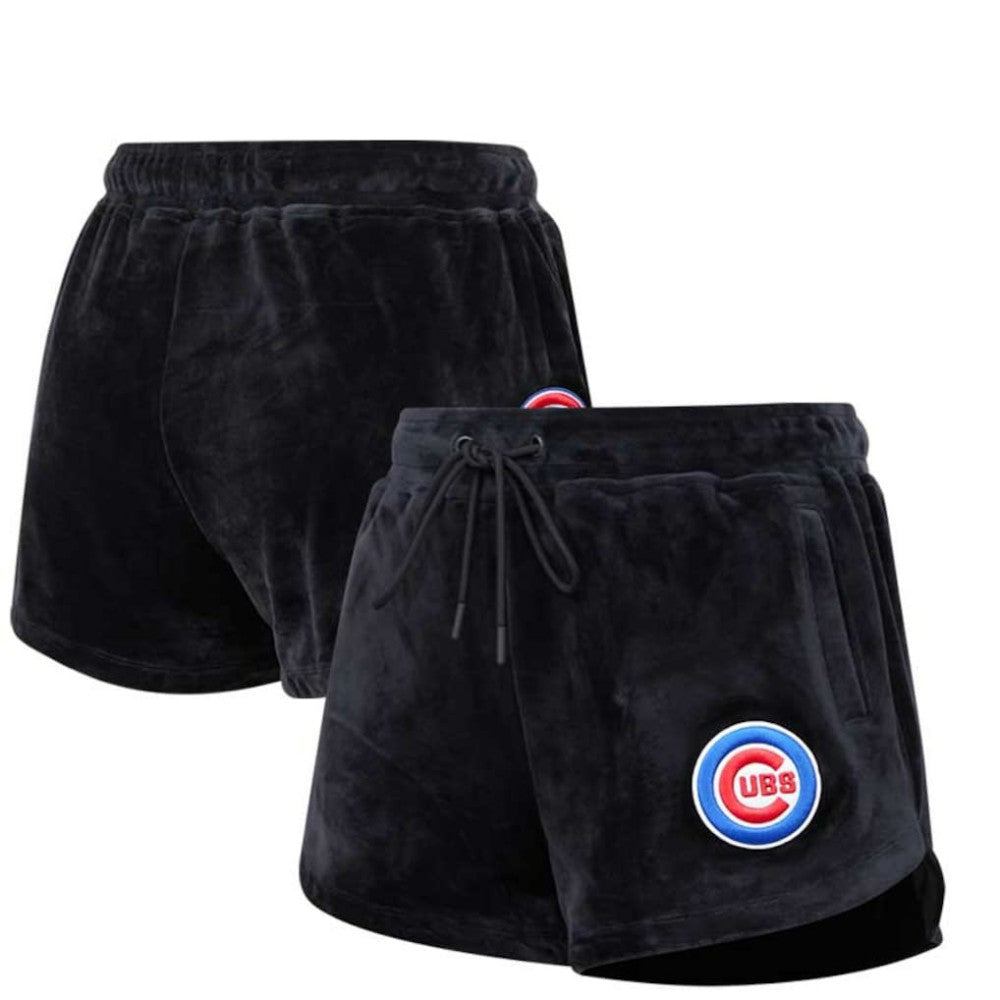 Chicago Cubs Pro Standard Women's Classic Velour Lounge Shorts - MLB