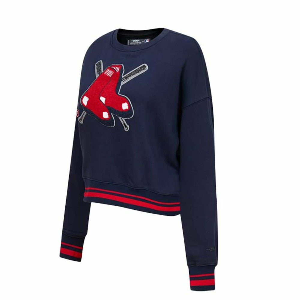 Boston Red Sox Pro Standard Women's Mash Up Pullover Sweatshirt - MLB