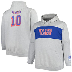 Artemi Panarin New York Rangers Big & Tall Player Pullover Hoodie - Heather Gray - NHL