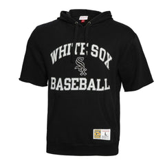 Chicago White Sox Mitchell & Ness Cooperstown Collection Washed Fleece Pullover Short Sleeve Hoodie - MLB