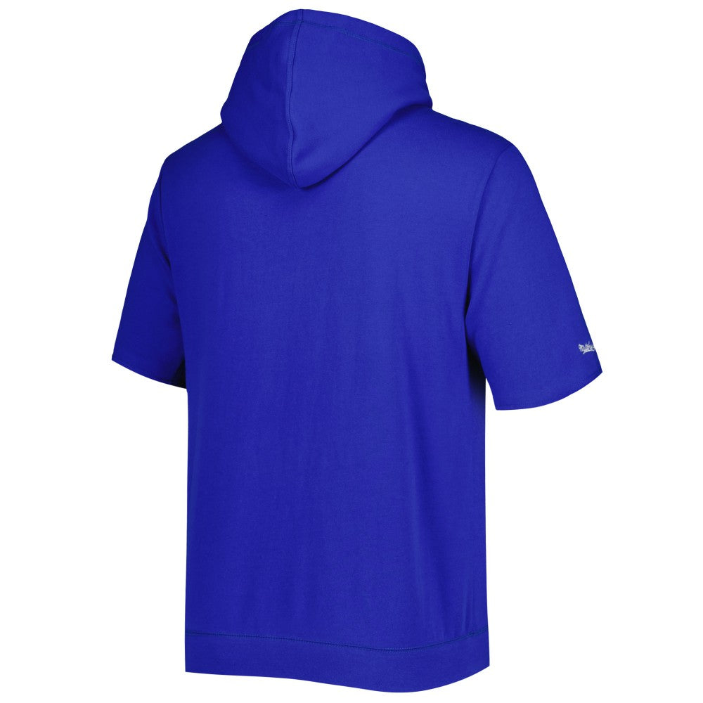New York Mets Mitchell & Ness Cooperstown Collection Washed Fleece Pullover Short Sleeve Hoodie - MLB