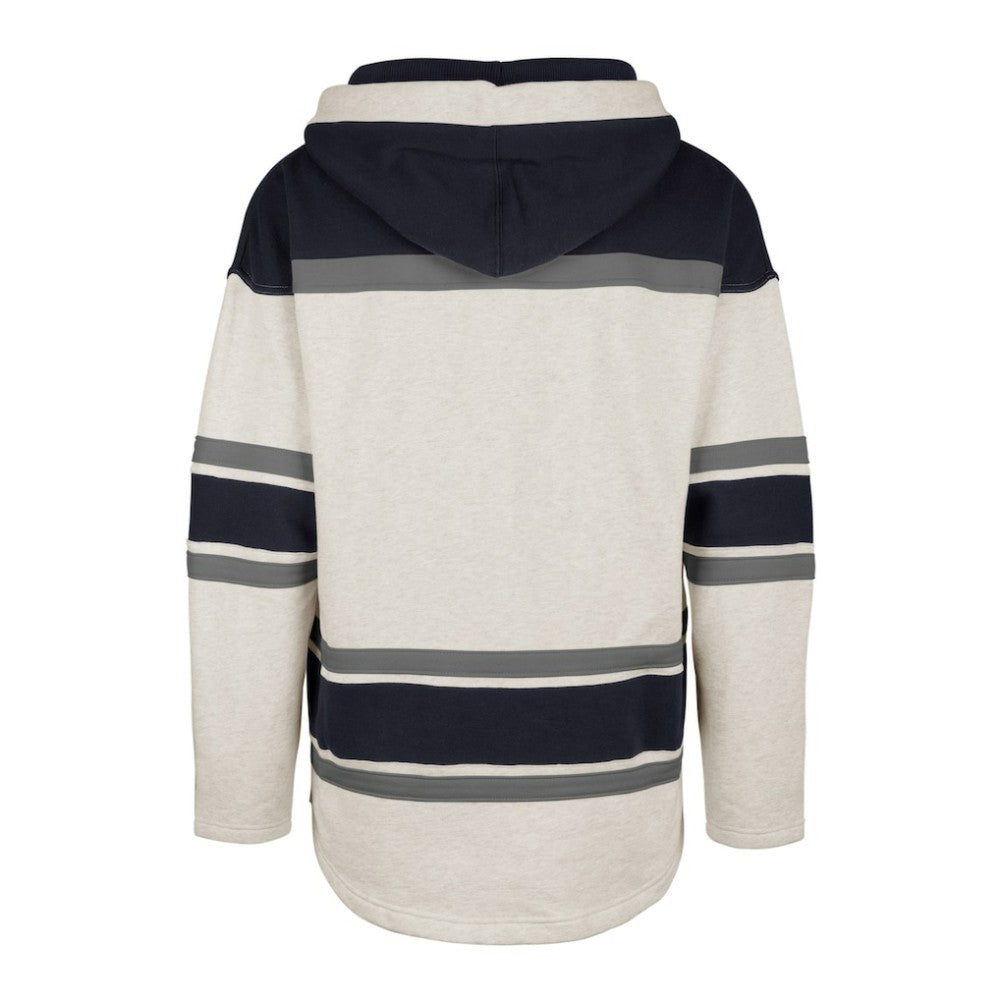 Columbus Blue Jackets '47 Rockaway Lace-Up Pullover Hoodie - Oatmeal - NHL