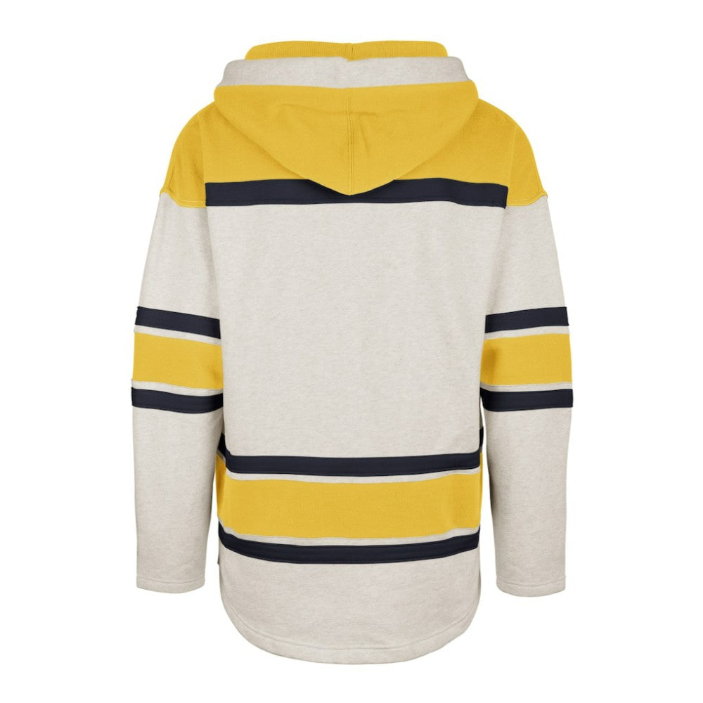 Nashville Predators '47 Rockaway Lace-Up Pullover Hoodie - Oatmeal - NHL