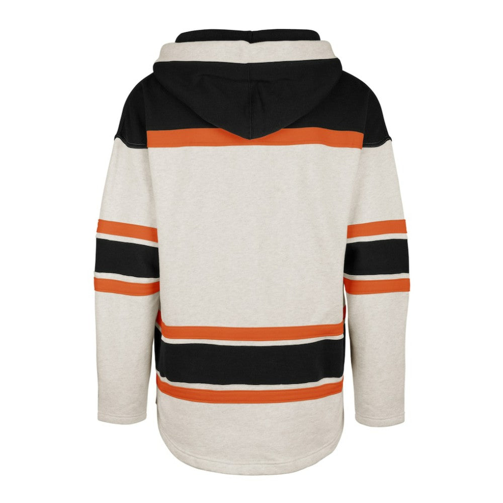 Philadelphia Flyers '47 Rockaway Lace-Up Pullover Hoodie - Oatmeal - NHL
