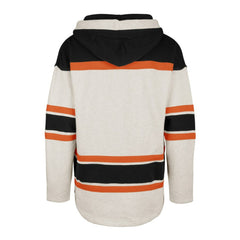 Philadelphia Flyers '47 Rockaway Lace-Up Pullover Hoodie - Oatmeal - NHL