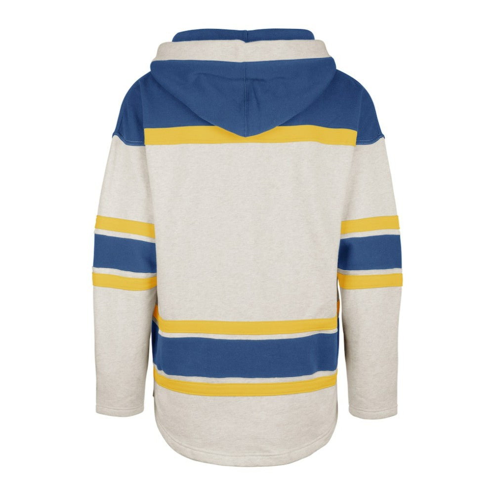 St. Louis Blues '47 Rockaway Lace-Up Pullover Hoodie - Oatmeal - NHL