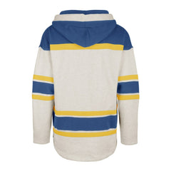 St. Louis Blues '47 Rockaway Lace-Up Pullover Hoodie - Oatmeal - NHL