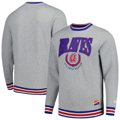 Atlanta Braves New Era Throwback Classic Pullover Sweatshirt - MLB