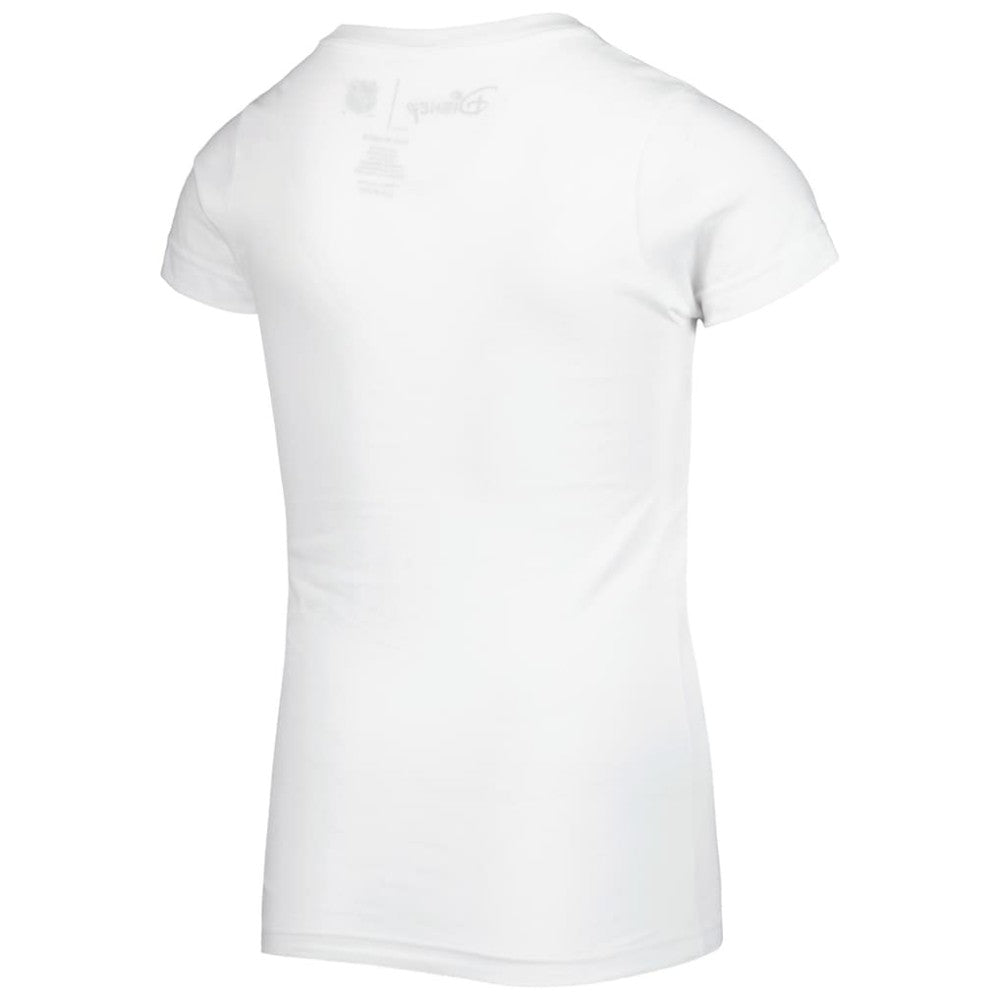 Seattle Kraken Girls Youth Mickey Mouse Go Team Go T-Shirt - White - NHL