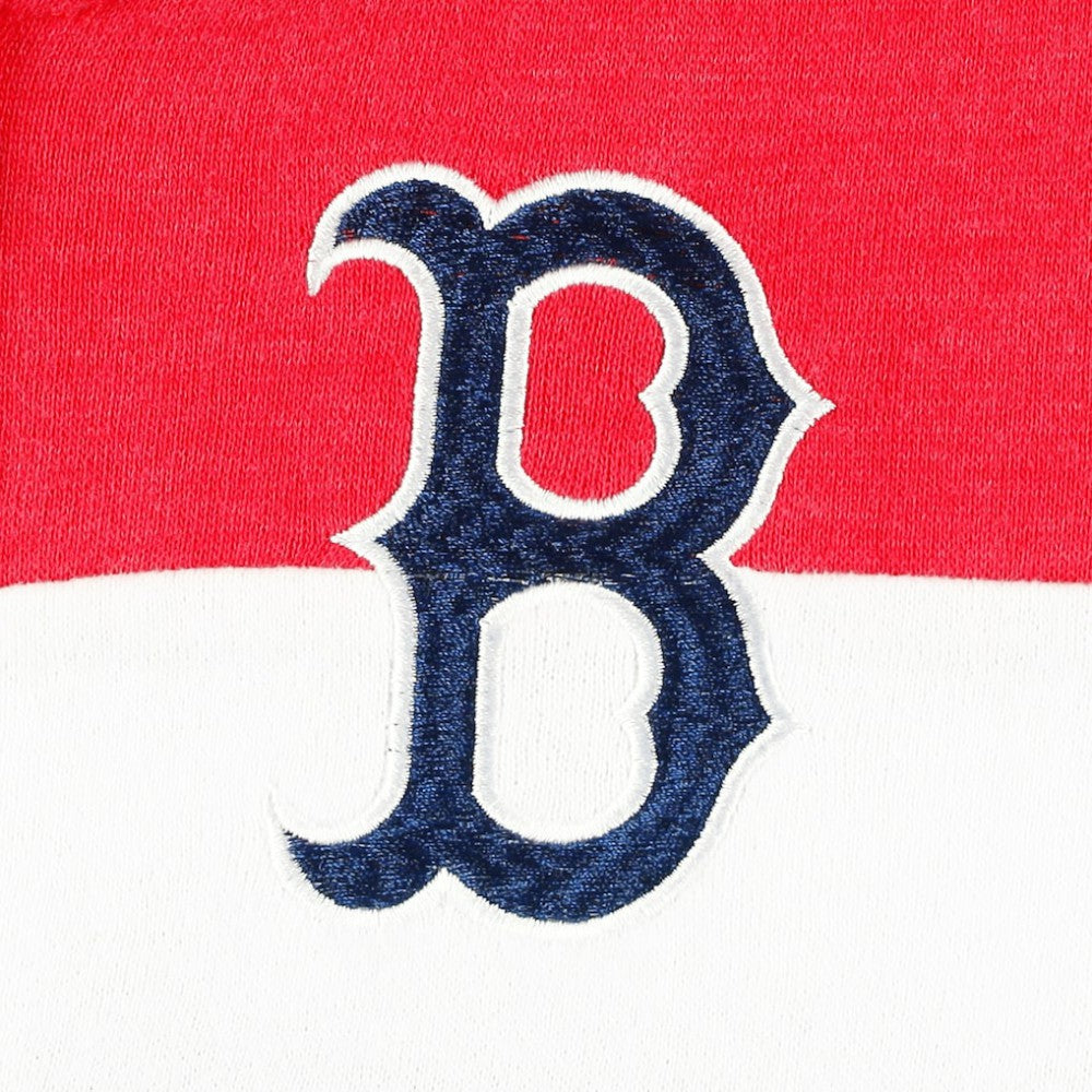 Boston Red Sox New Era Women's Colorblock Full-Zip Hoodie Jacket - MLB