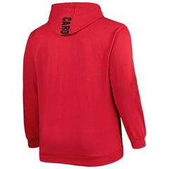 Carolina Hurricanes Big & Tall Fleece Pullover Hoodie - Red - NHL