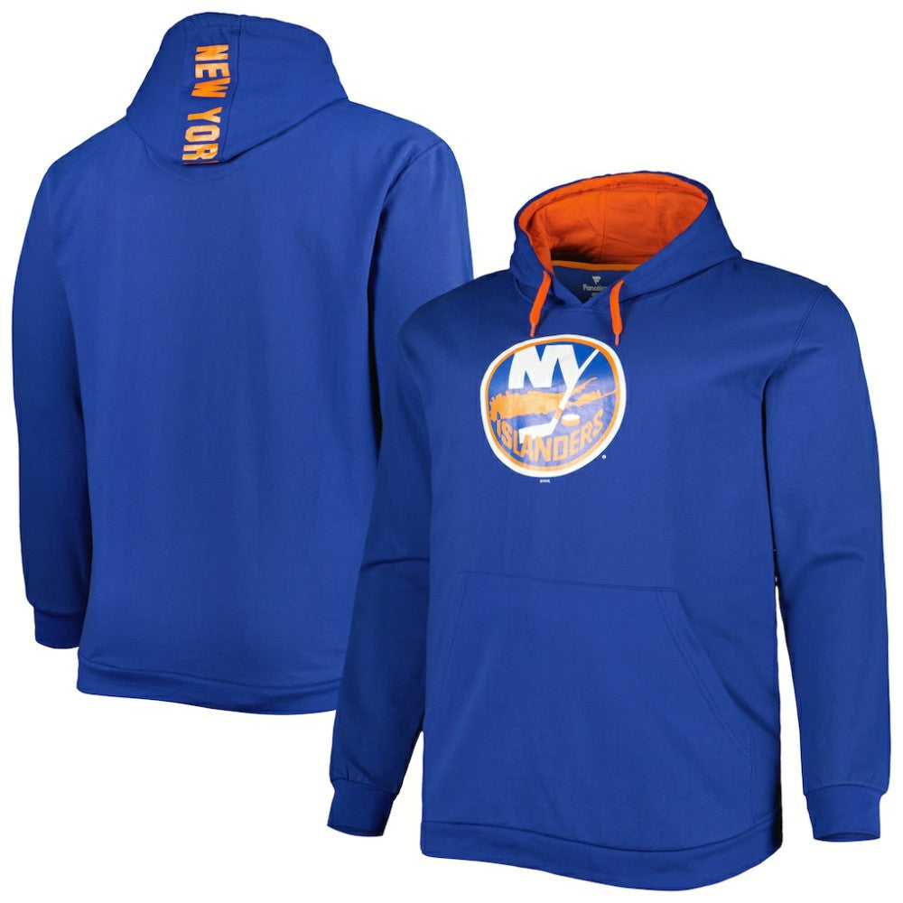 New York Islanders Big & Tall Fleece Pullover Hoodie - Royal - NHL