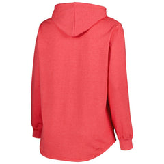 Washington Capitals Women's Plus Size Fleece Pullover Hoodie - Heather Red - NHL