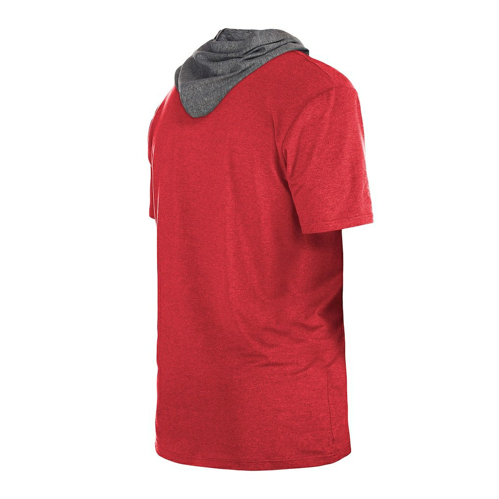 Chicago Bulls Active Hoodie T-Shirt Heather Red - NBA
