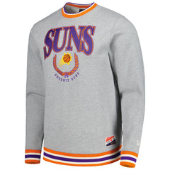 Phoenix Suns Unisex Vintage Throwback Crew Sweatshirt Heather Gray - NBA