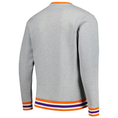 Phoenix Suns Unisex Vintage Throwback Crew Sweatshirt Heather Gray - NBA