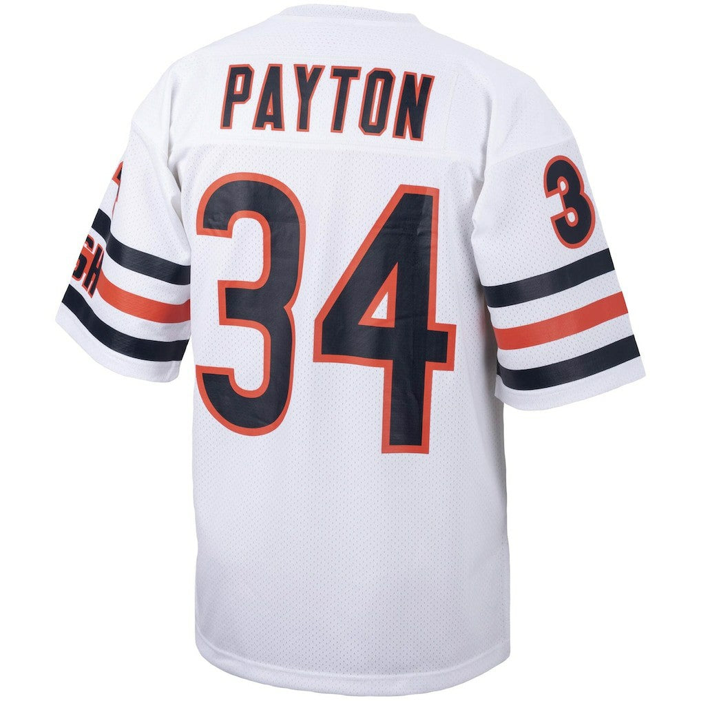 Walter Payton Chicago Bears Big & Tall 1985 Retired Player Replica Jersey White | Mitchell & Ness