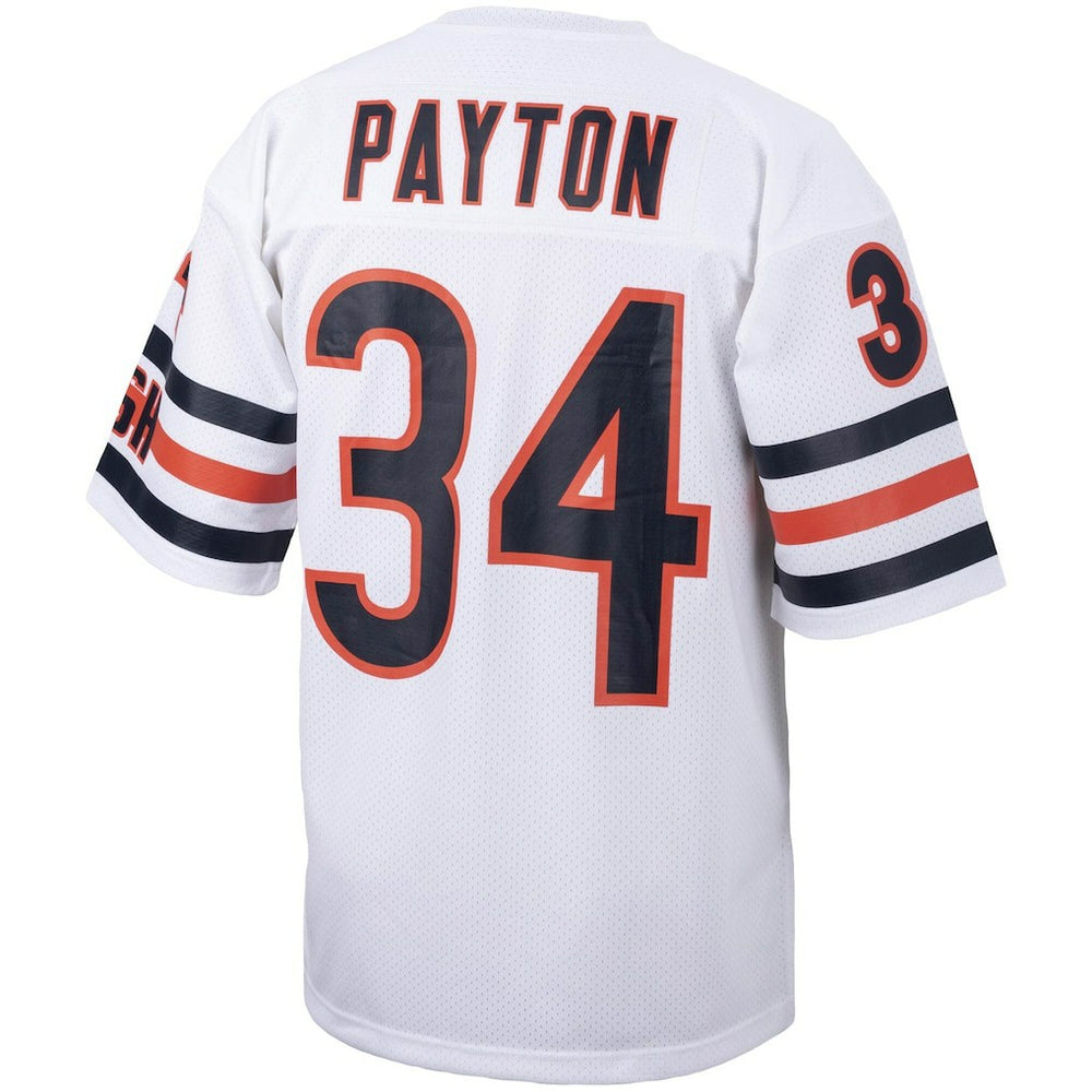 Walter Payton Chicago Bears Big & Tall 1985 Retired Player Replica Jersey White | Mitchell & Ness