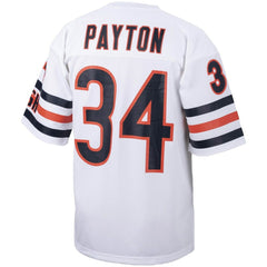 Walter Payton Chicago Bears Big & Tall 1985 Retired Player Replica Jersey White | Mitchell & Ness