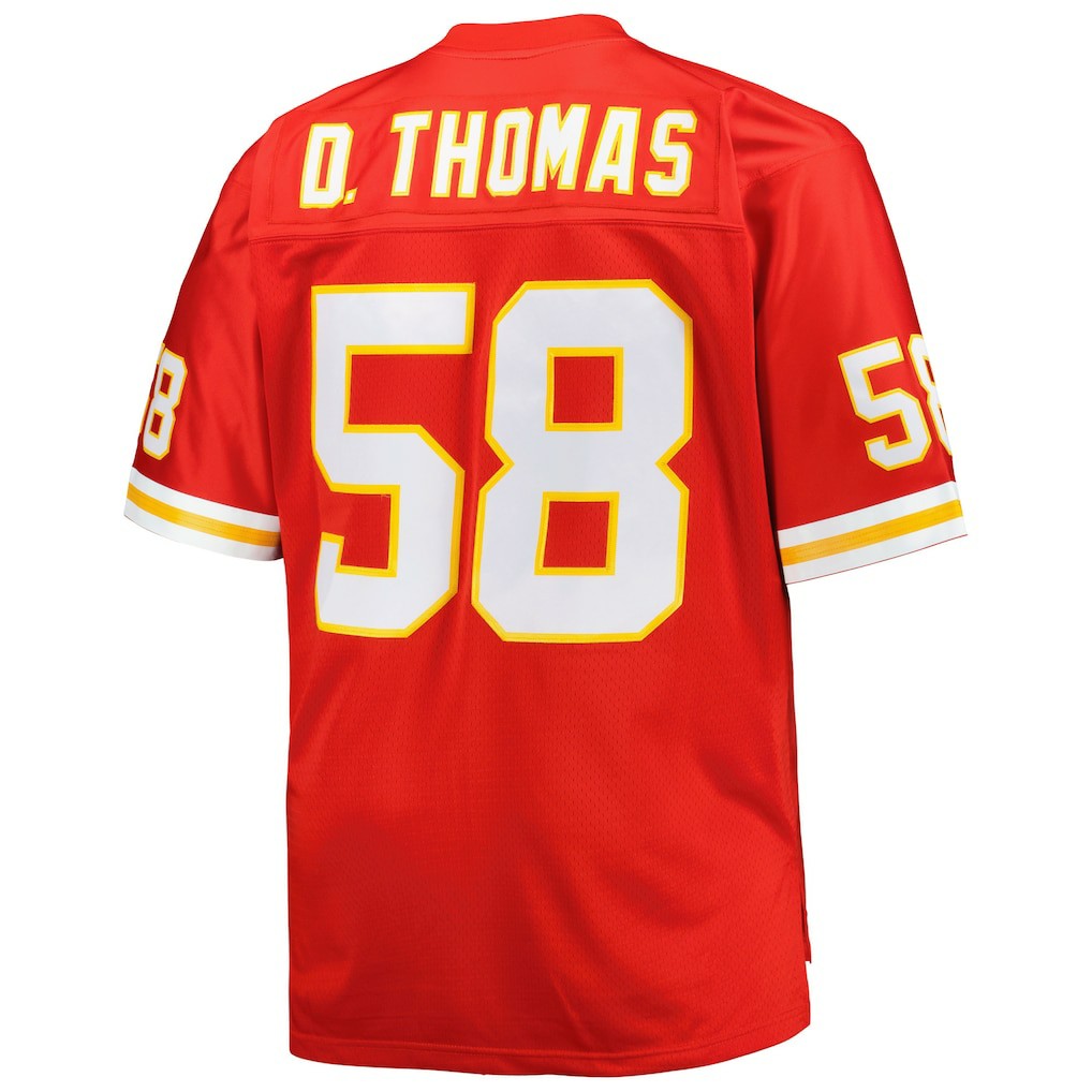 Derrick Thomas Kansas City Chiefs Big & Tall 1994 Retired Player Replica Jersey Red | Mitchell & Ness