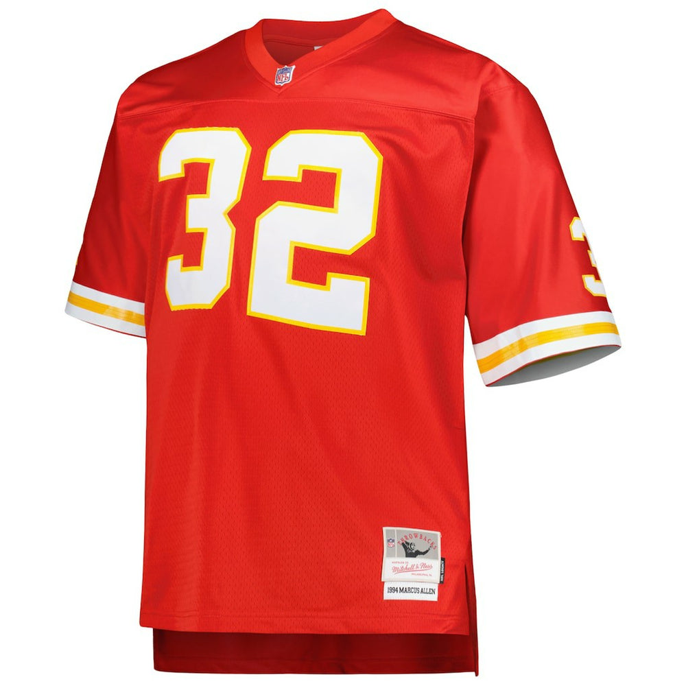 Marcus Allen Kansas City Chiefs Big & Tall 1994 Retired Player Replica Jersey Red | Mitchell & Ness