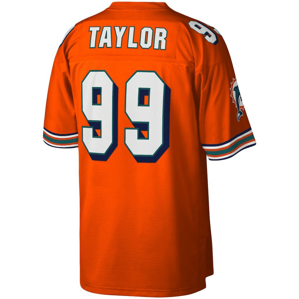 Jason Taylor Miami Dolphins Big & Tall 2004 Retired Player Replica Jersey Orange | Mitchell & Ness