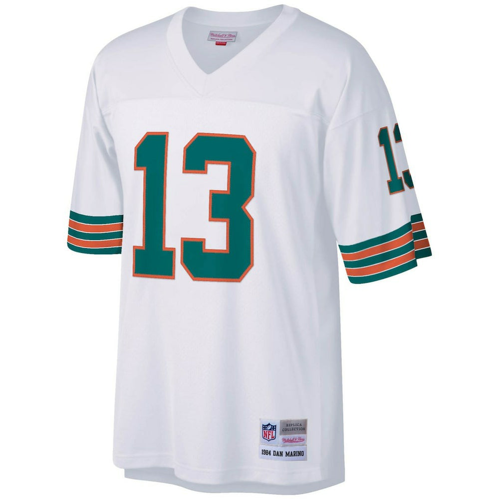 Dan Marino Miami Dolphins Big & Tall 1984 Retired Player Replica Jersey White | Mitchell & Ness