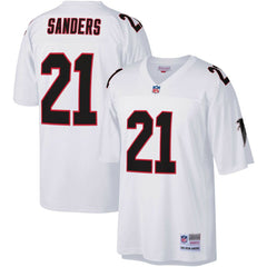Deion Sanders Atlanta Falcons Big & Tall 1992 Retired Player Replica Jersey White | Mitchell & Ness