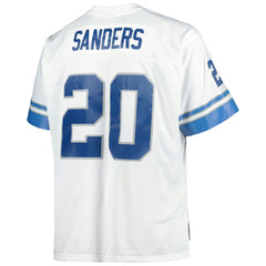 Barry Sanders Detroit Lions Big & Tall 1996 Retired Player Replica Jersey White | Mitchell & Ness