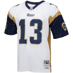 Kurt Warner Los Angeles Rams Big & Tall 2001 Retired Player Replica Jersey White | Mitchell & Ness