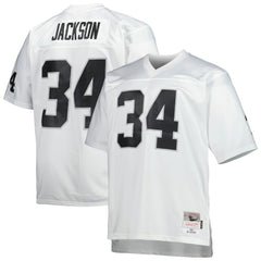 Bo Jackson Las Vegas Raiders Big & Tall 1988 Retired Player Replica Jersey White | Mitchell & Ness
