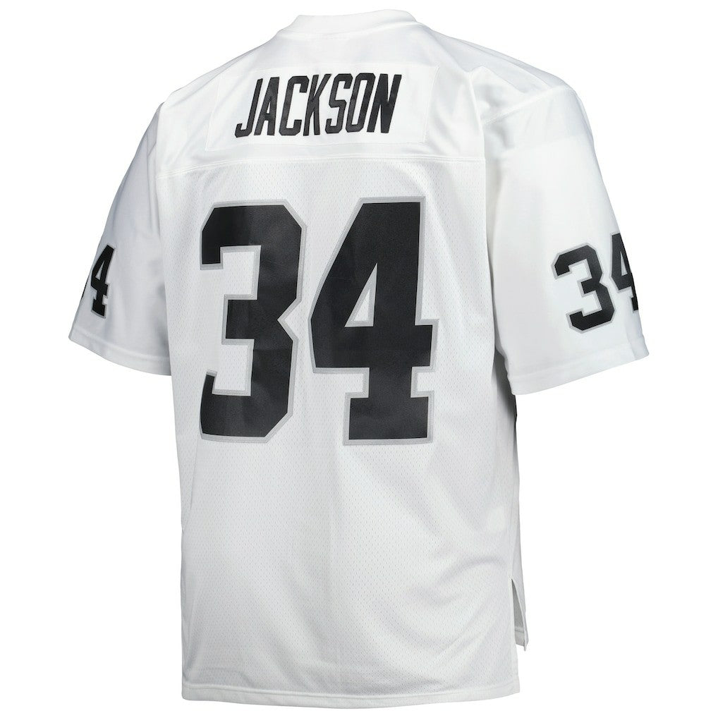 Bo Jackson Las Vegas Raiders Big & Tall 1988 Retired Player Replica Jersey White | Mitchell & Ness