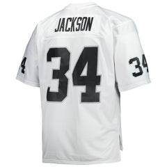 Bo Jackson Las Vegas Raiders Big & Tall 1988 Retired Player Replica Jersey White | Mitchell & Ness